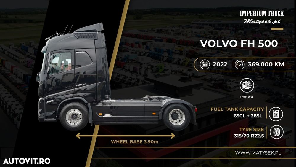 Volvo FH 500 / I-SAVE / I-PARK COOL / I-SHIFT / AIRBAGURI FRONTALE / TV / EURO 6 - 3