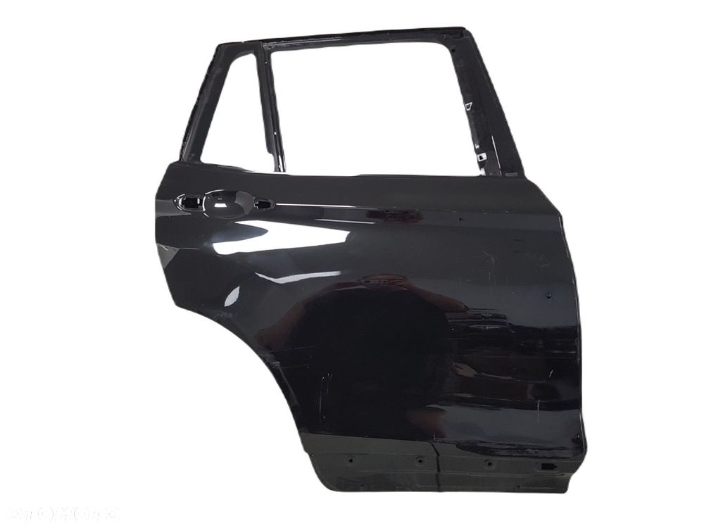 BMW X3 F25 10-17 DRZWI PRAWE TYLNE PRAWY TYŁ CZARNE SZYBA - 1