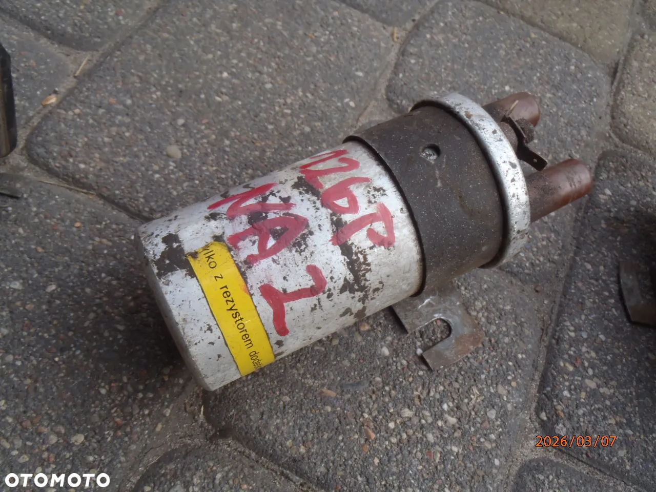 cewka dwubiegunowa jedno biegunowa aparat alternator fiat 126p maluch oryginał - 9