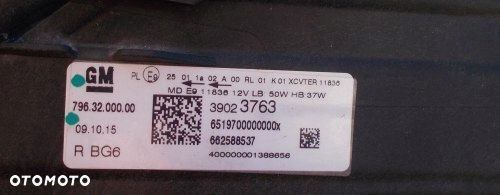 REFLEKTOR PRAWY FULL LED OPEL ASTRA V K EUROPA ORYGINAŁ 39023763 - 15