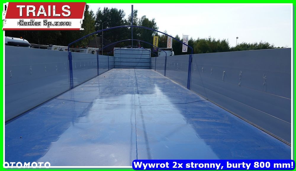 Inny Wywrotka 2x strony, platforma 12,60 m, burty ALUM 600/800 mm !!! - 37
