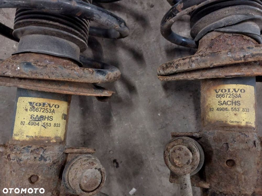 AMORTYZATOR SPRĘŻYNA ZWROTNICA LEWY + PRAWY PRZÓD VOLVO S80 I 2.9 B - 6