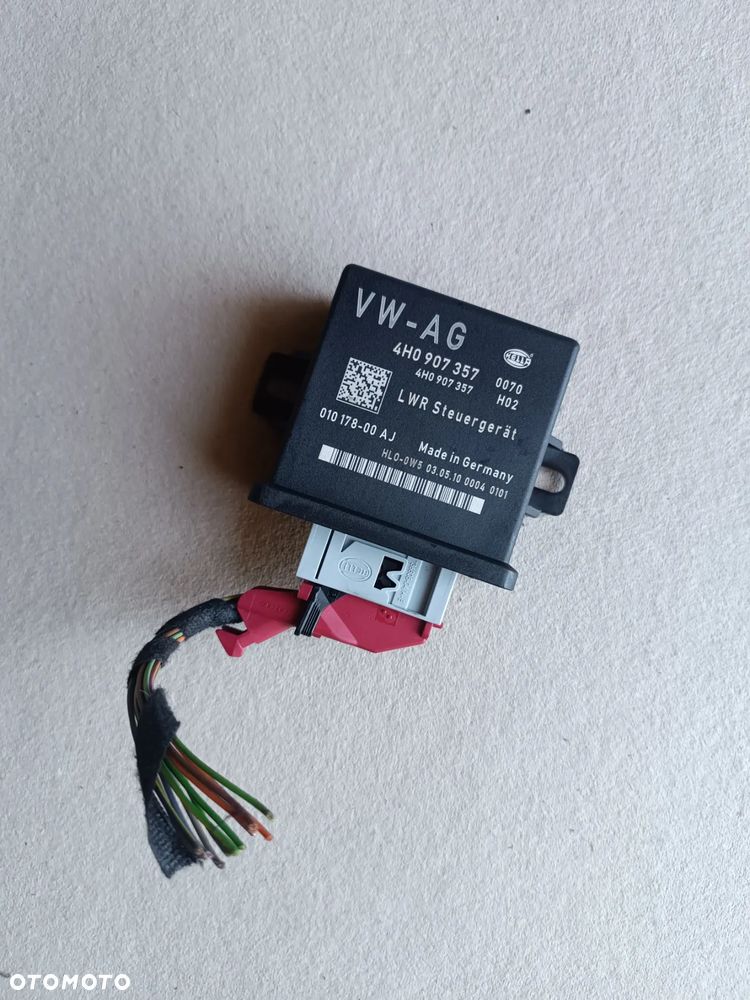 4H0907357 STEROWNIK ZASIĘGU ŚWIATEŁ AUDI A7 A8 D4 2011-2014r AUD A8 D4 2010-2013r - 1