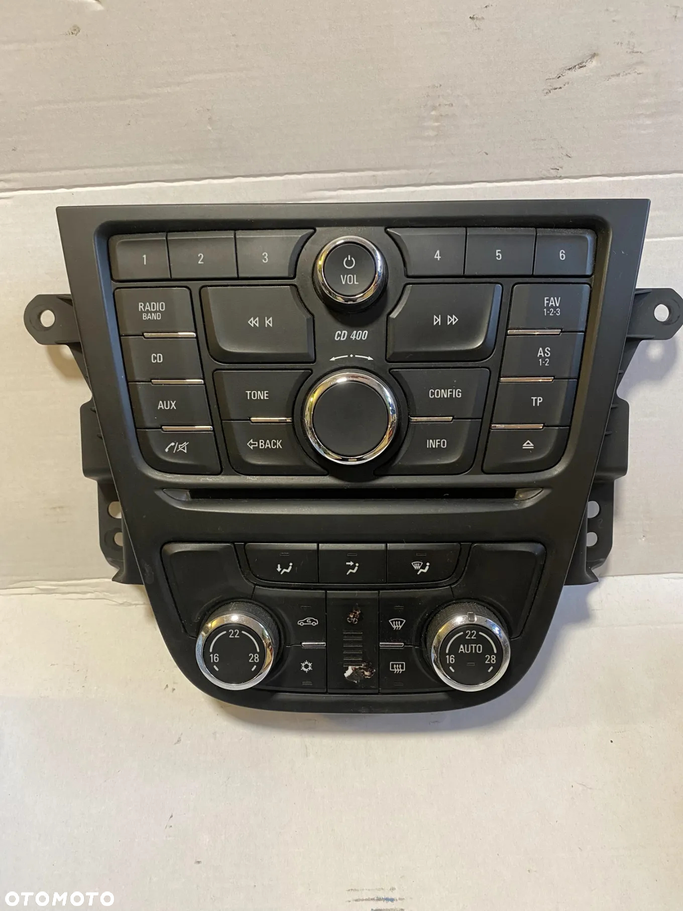 Radio panel sterowania radia klimatyzacji Opel Mokka I 2013r OE - 4