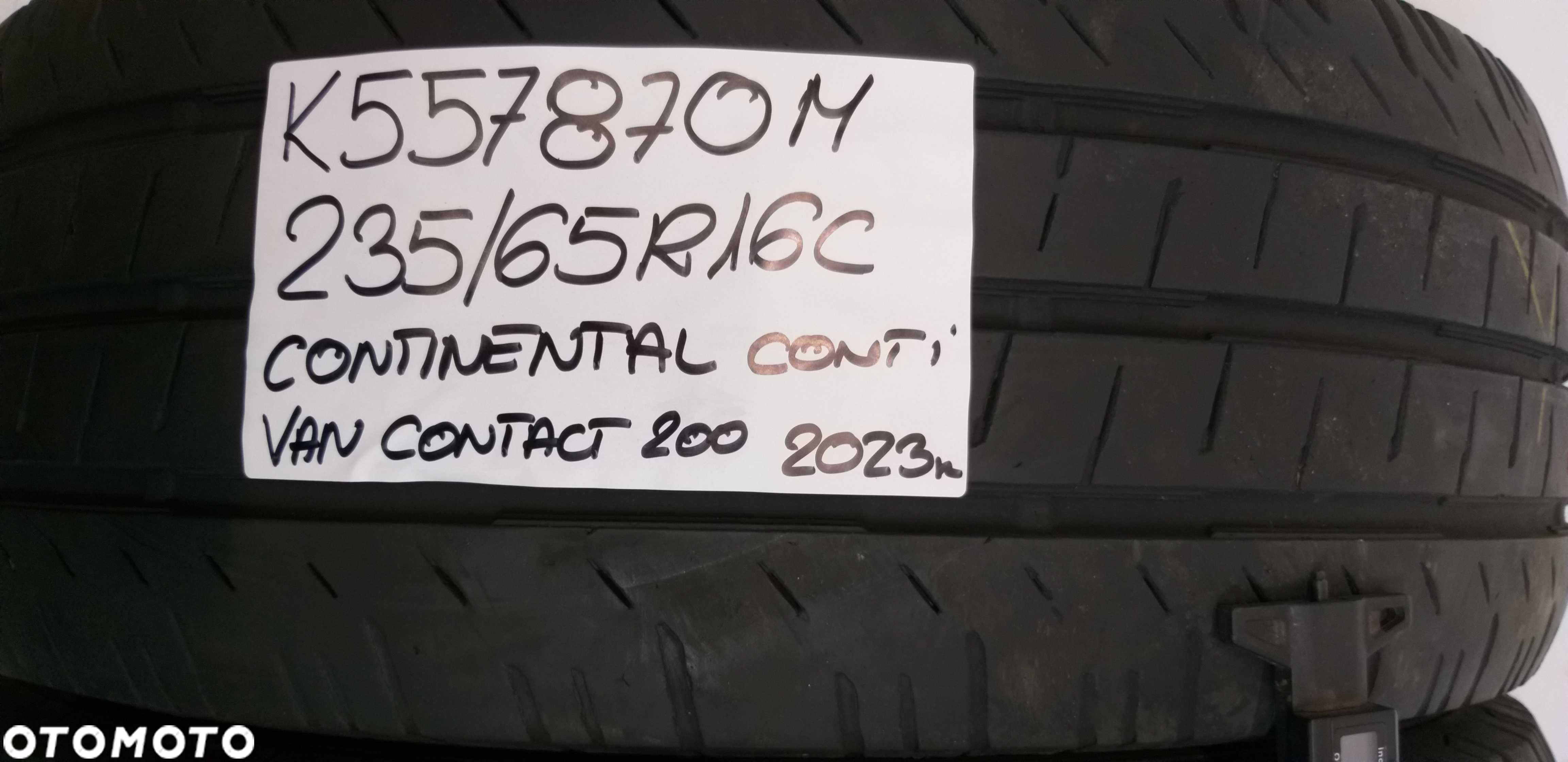 K557870M Komplet 235/65R16C Continental ContiVanContact200. 2023rok - 2