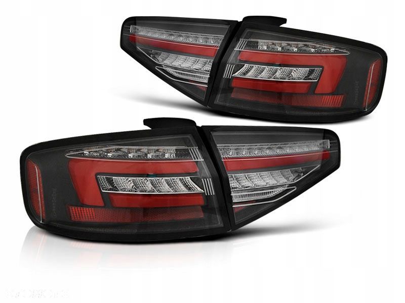Lampy Diodowe Audi A4 B8 12-15 Sedan Black Dts - 1