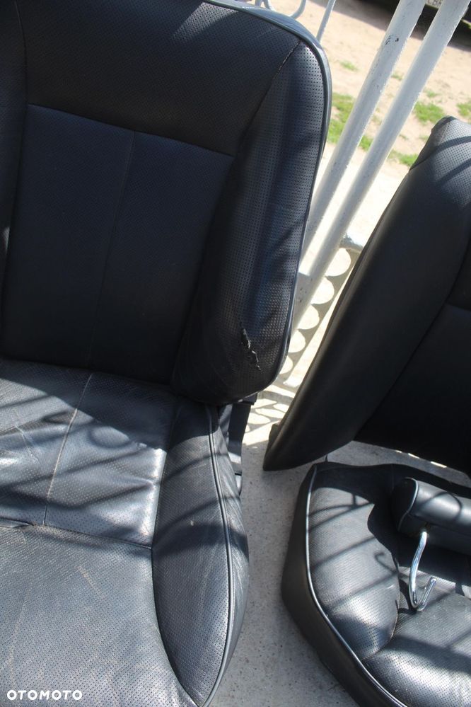 FOTELE KANAPA BOCZKI SKÓRA KOMPLET MERCEDES W210 SEDAN WENTYLOWANE - 10