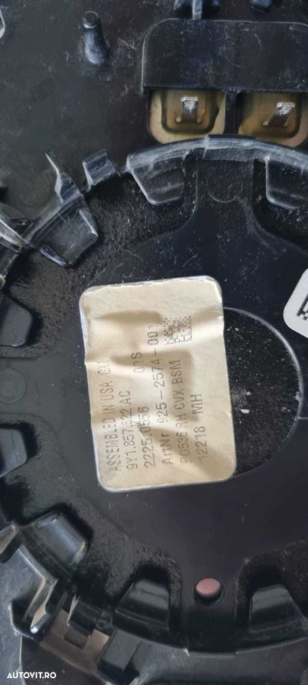 Sticla oglinda stanga dreapta Porsche Cayenne heliomata cu asistenta - 4