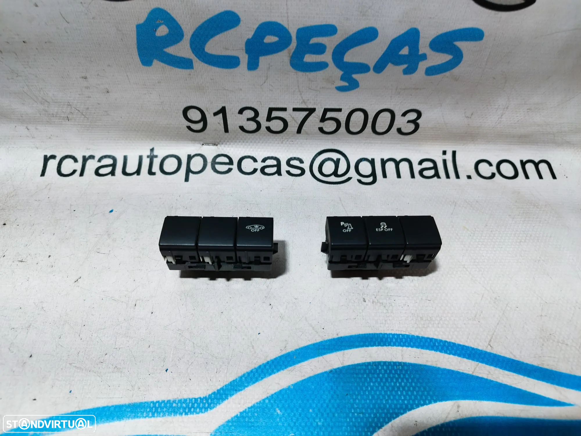 COMUTADOR BOTÃO BOTÕES SWITCH ESP PDC ALARM PEUGEOT 300896671878ZD 96672047ZD00 - 2