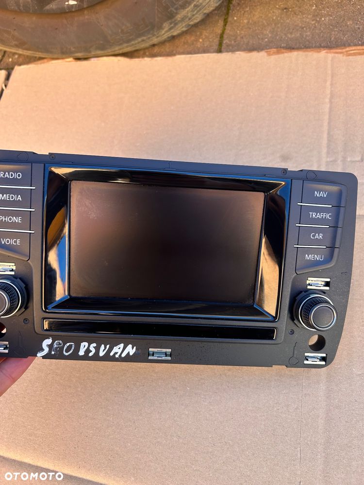 Volkswagen Golf VII Ekran 5G0919605D Wyświetlacz Seat Skoda Audi - 6