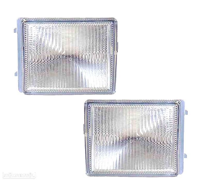 ESPELHOS CAPAS FARÓL PARA VOLKSWAGEN VW PASSAT B4 93-97 BRANCO - 1