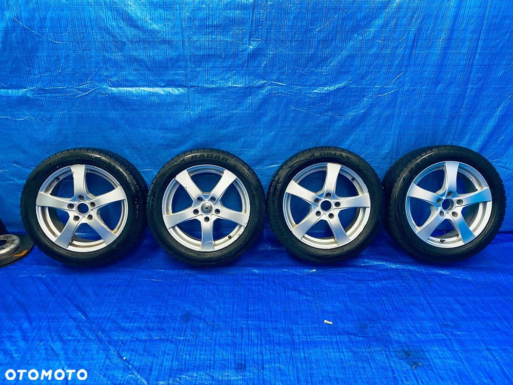 KOŁA KOŁO 17 FELGA ALUMINIOWE ALUSY FELGA 17" x 7J  5X120 ; 67,1mm ET41 KOMPLET ; OPONY ZIMA ZIMOWE ; OPEL INSIGNIA A ; DEZENT ORYGINAŁ - 1