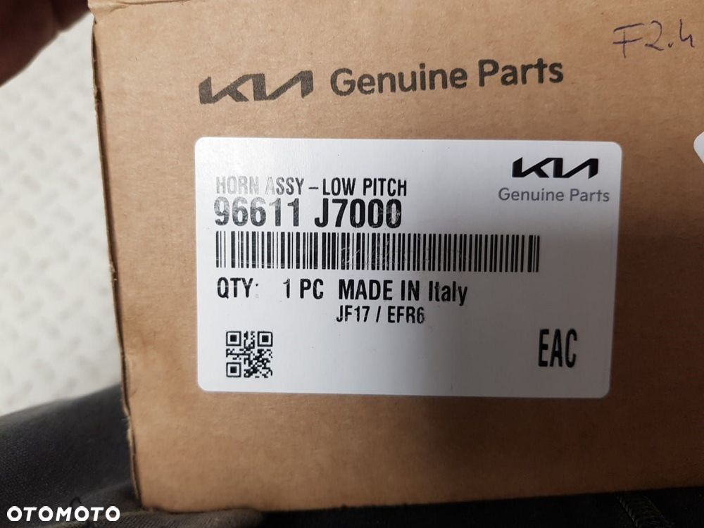 ORYGINAL SYGNAŁ KLAKSON TRĄBKA KIA CEED III 3 XCEED PROCEED  17-25r  96611-J7000 96611J7000 - 5