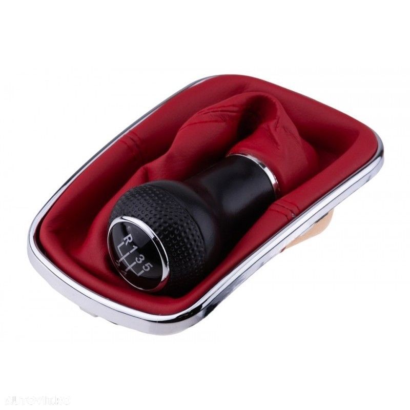 Nuca schimbator cu manson Vw Bora 1998-2005, Golf 4 1998-2005, 5 trepte-Red, VW-038 - 1