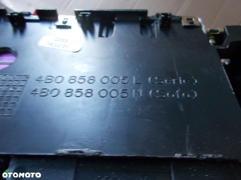 AUDI A6 C5 RAMKA RADIA + KLIMATRONIK 4B0858005L 4B0820043AD - 11