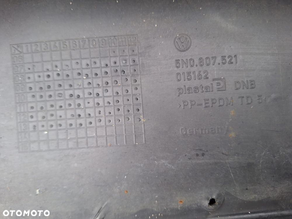 VW TIGUAN I LIFT 11-18 5N0 ZDERZAK TYŁ TYLNY+ZAŚLEPKA HAKA HOLOWNICZEGO 5N0807521 WYSYŁKA 24H - 15