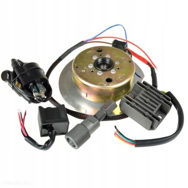 ZAPŁON CDI ELEKTRONICZNY BEZSTRYKOWY DO WSK 125 B1 B3 12V KOMPLETNY DO PRAC - 1