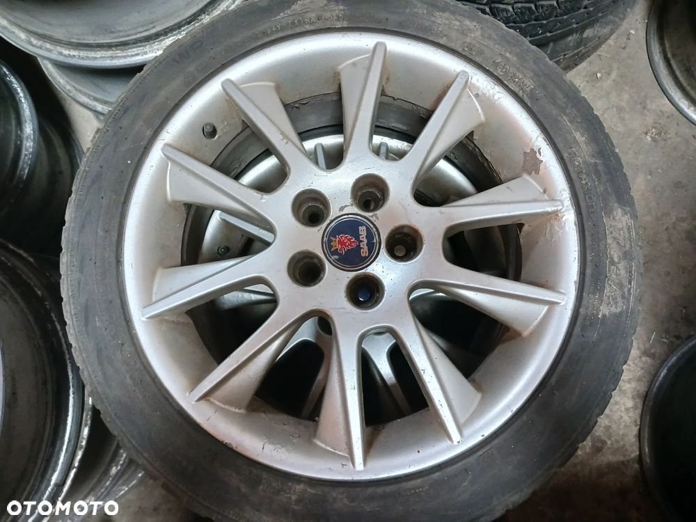 Alufelgi 4x alufelga komplet Saab 93 Opel 17 cali Opony zimowe 225/45 - 5