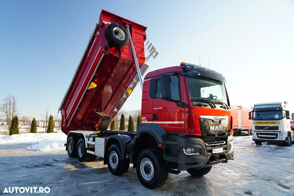 MAN TGS 41.480 / 8X8 / ​​BASCULATOR / AUTOMAT / NOU-NOUȚ / ECHIPAMENTE BOGATE / DISPONIBIL IMEDIAT / AUR METALIC / - 7
