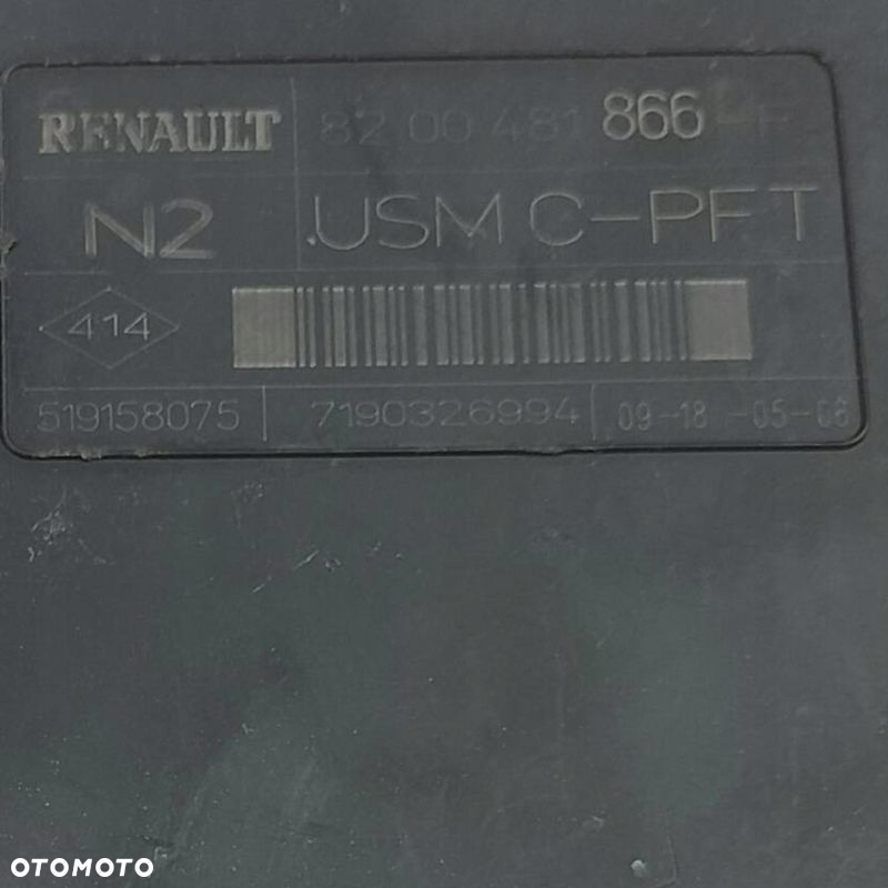 MODUŁ STEROWNIK USM RENAULT SCENIC 8200481866F - 2