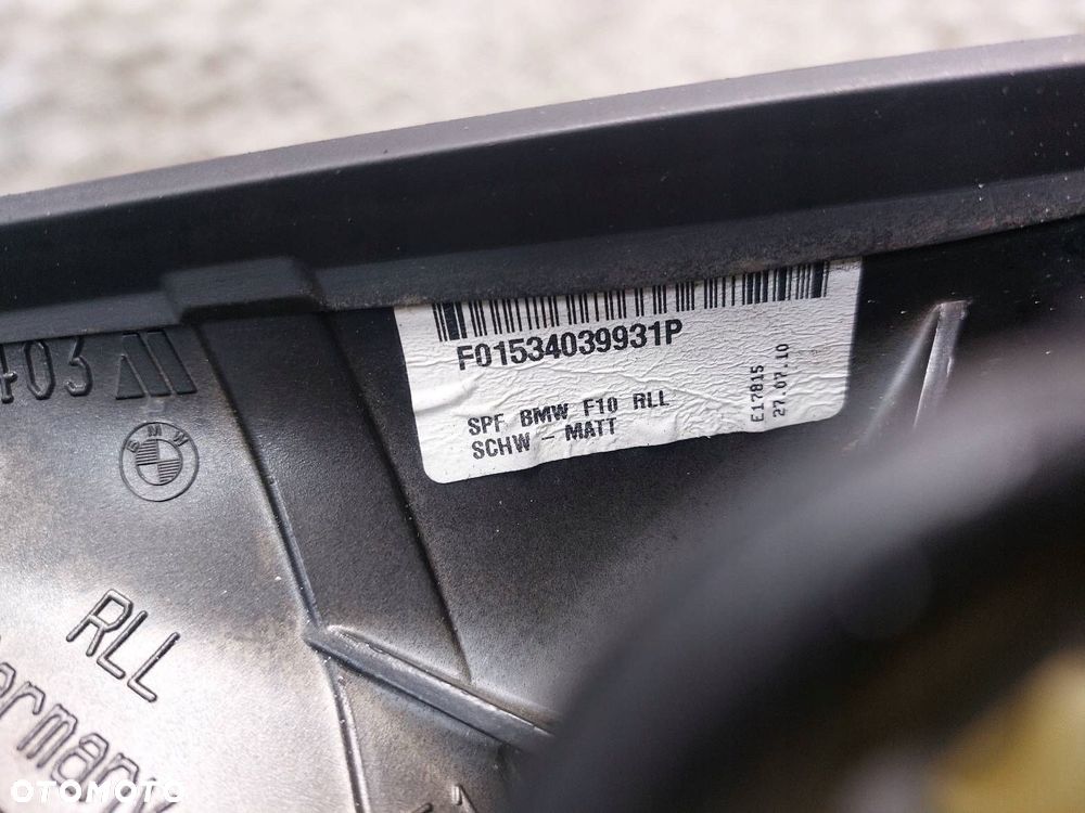 LUSTERKO LEWE ELEKTRYCZNE BMW F10 520d A90/7 5 PIN UK F01534039931P - 7