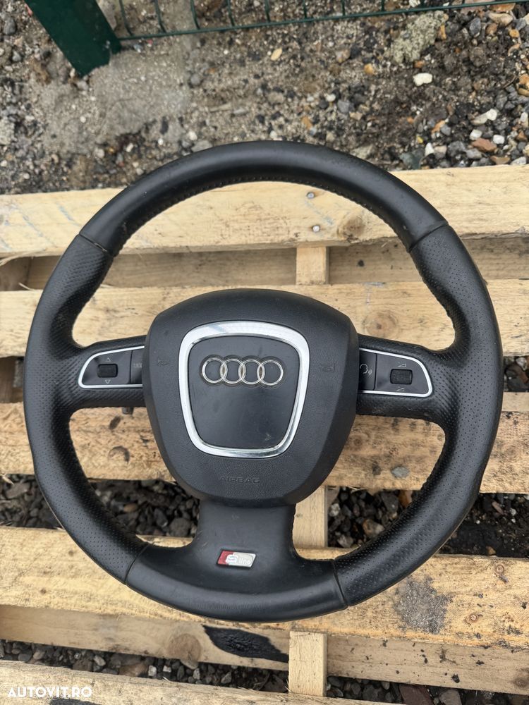 Volan audi s line a4 b8 a6 c6 stare perfecta - 1