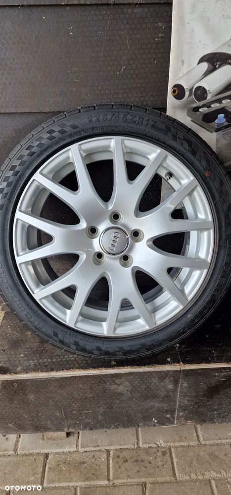 ALUFELGI +OPONY LETNIE 225/45 17" 5X112 ET56 AUDI A3 S3 RS3 - 12