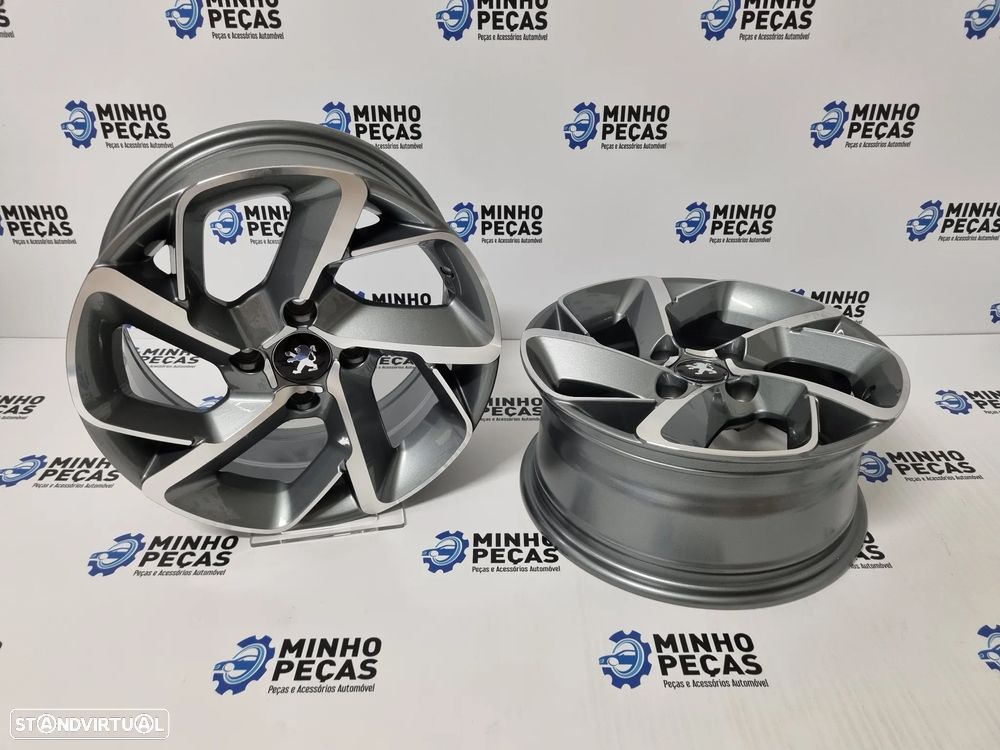 Jantes Peugeot em 15 GunMetal (4x108) - 4