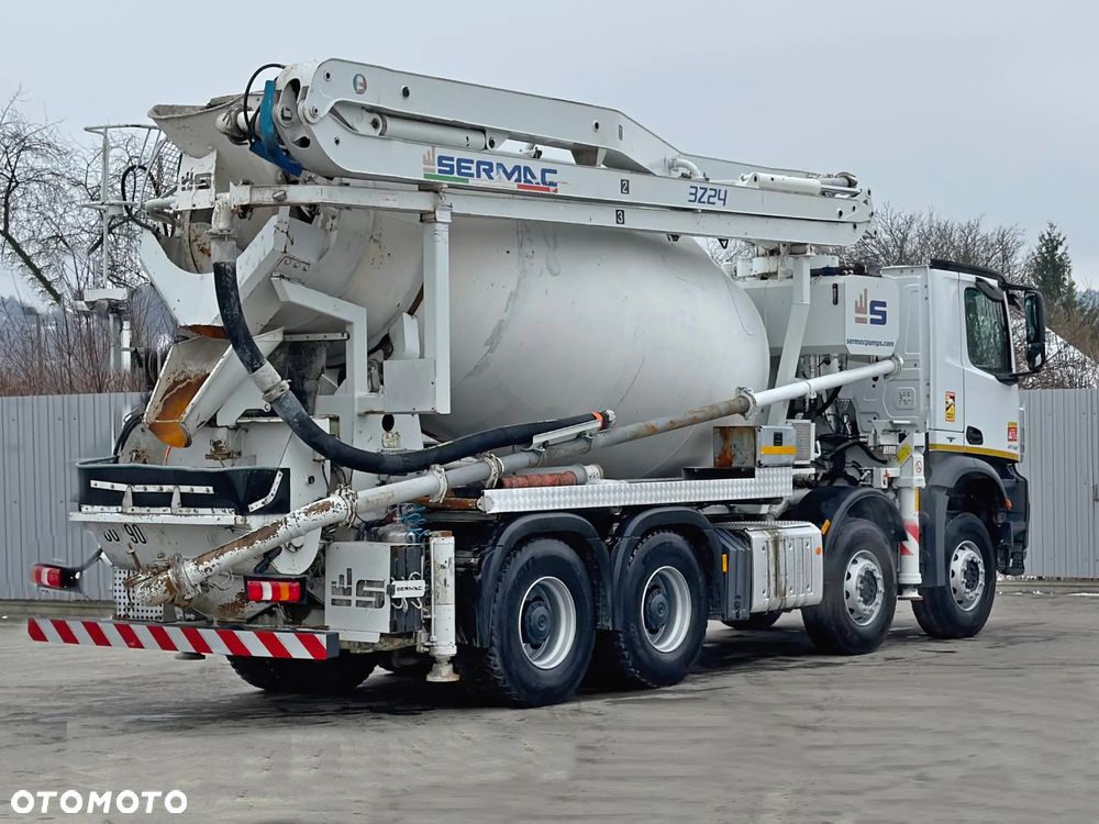 Mercedes-Benz AROCS 3743 * POMPA DO BETONU 25 m + PILOT * STAN BDB / 8x4 - 8