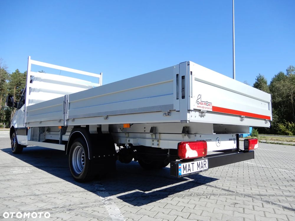 Mercedes-Benz Sprinter 519 CDI 190 KM 9G-Tronic Automat Platforma Skrzynia Otwarta 4.92 Cm Długi 10 E.Palet GWARANCJA PRODUCENTA Stan Auta NOWY Dostępny OKAZJA - 16