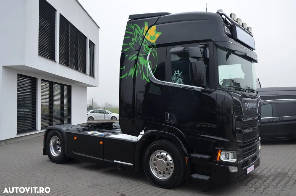 Scania R 580 / V8 / 4 PODUSZKI / KLIMA P. / NAVI /FULL LED / ACC / 7410 - 4