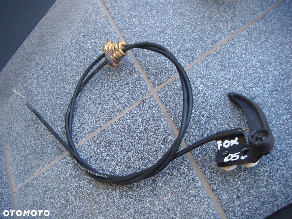 vw fox 05r linka otwierania maski z rączką - 1