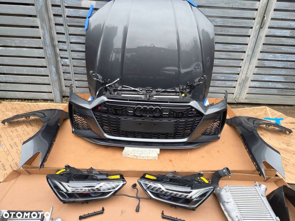 audi rs7 c8 4k lz7s przód kompletny zderzak carbon nightvision lampy laser - 4