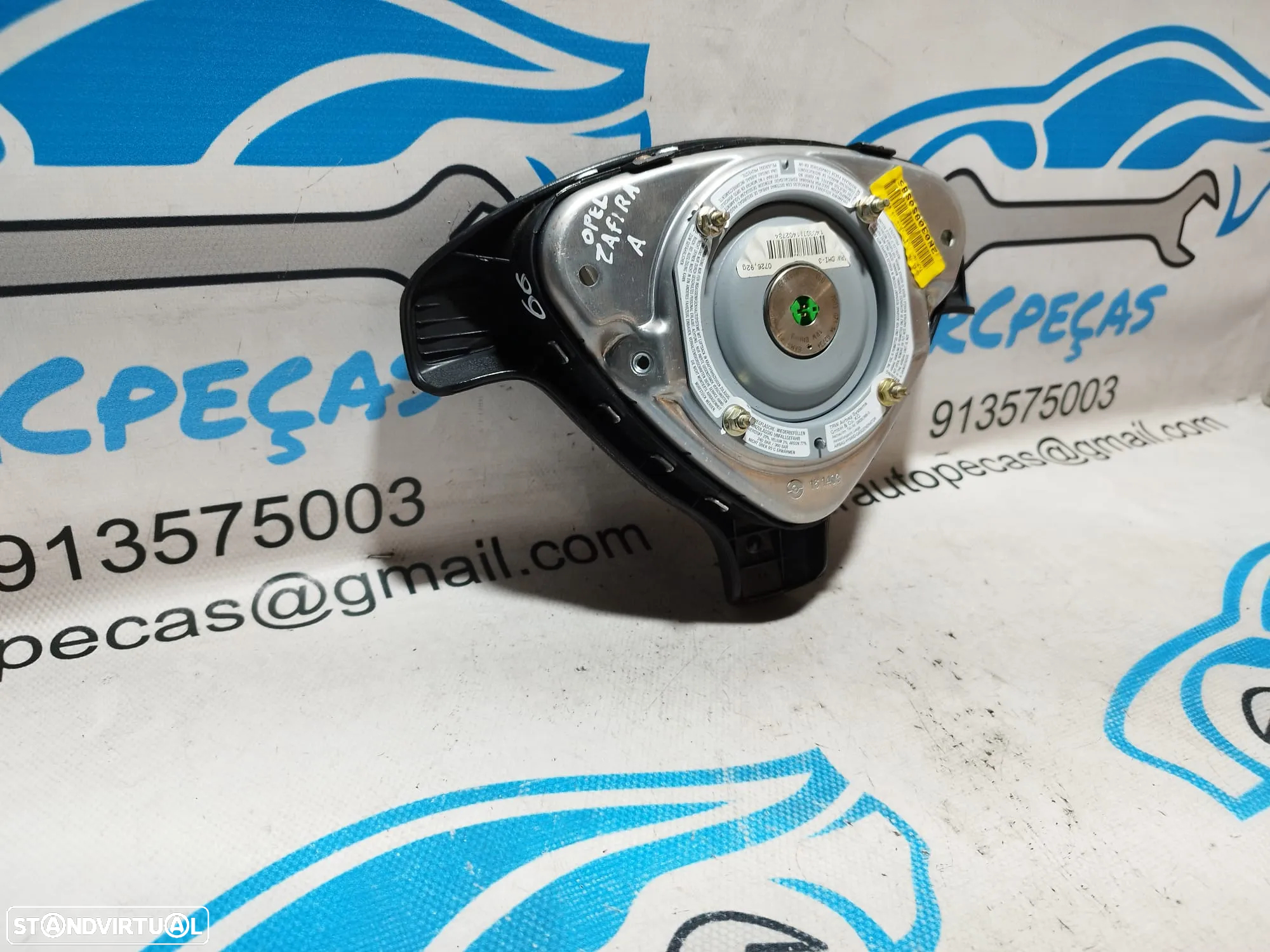 AIRBAG VOLANTE GUIADOR OPEL AGILA A H00 ASTRA G T98 CORSA B S93 COMBO B TIGRA A S93 ZAFIRA A T98 90437772 1615389901 2N030850585 - 4