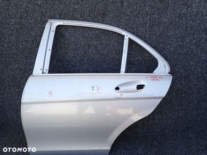MERCEDES W204 204 C-KLASA SEDAN drzwi lewe tylne tył - 2