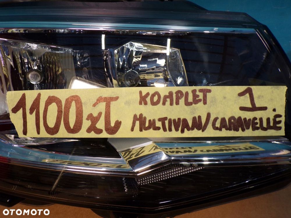VW T6 CARAVELLE MULTIVAN 15- REFLEKTORY LAMPY PRZEDNIE DEMONTAŻ 2 sztuki - 2