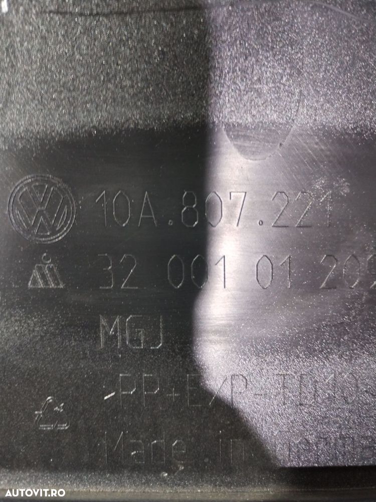 Bara fata VW ID3, 2020, 2021, 2022, 2023, cod origine OE 10A807221. - 13