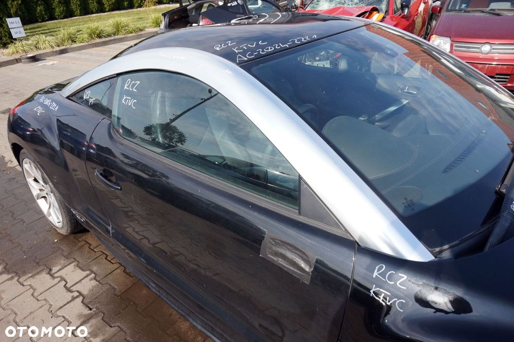 LISTWA DACHOWA RCZ  KTVC CZARNY PRAWA CHROM PEUGEOT 2010-2015 - 1