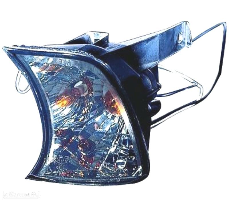 INTERMITENTES DIANTEIROS BMW E34 88-95 CRISTAL CLARO PRETO + LUZ DE POSIÇÃO - 1