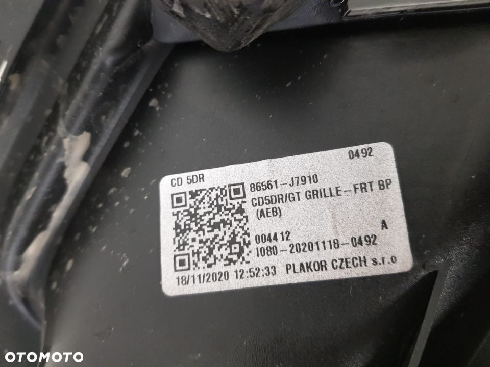 KIA CEED III GT KRATKA ZDERZAKA PRZÓD POD RADAR + WIĄZKA PDC 86561-J7910 - 10