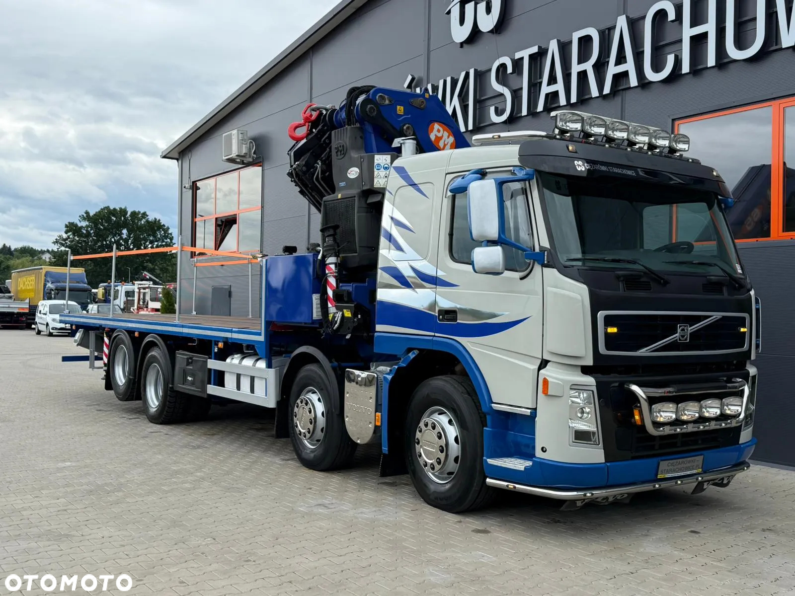 Volvo FM FH 450 8x4 8x2 // dzwig PM65 rok 2016 !!! 22 TONY !!+ platforma // kran crane żuraw hds - 8