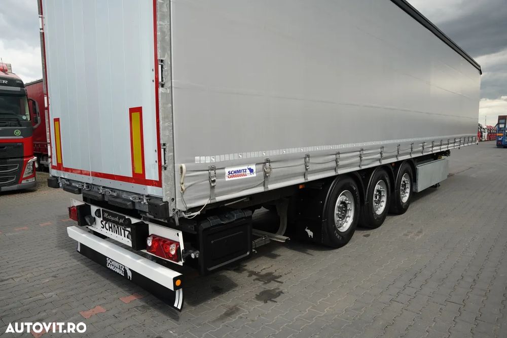 Schmitz Cargobull CORTINĂ / STANDARD / COȘ PENTRU PALEȚI / AXĂ RIDICATĂ / - 13