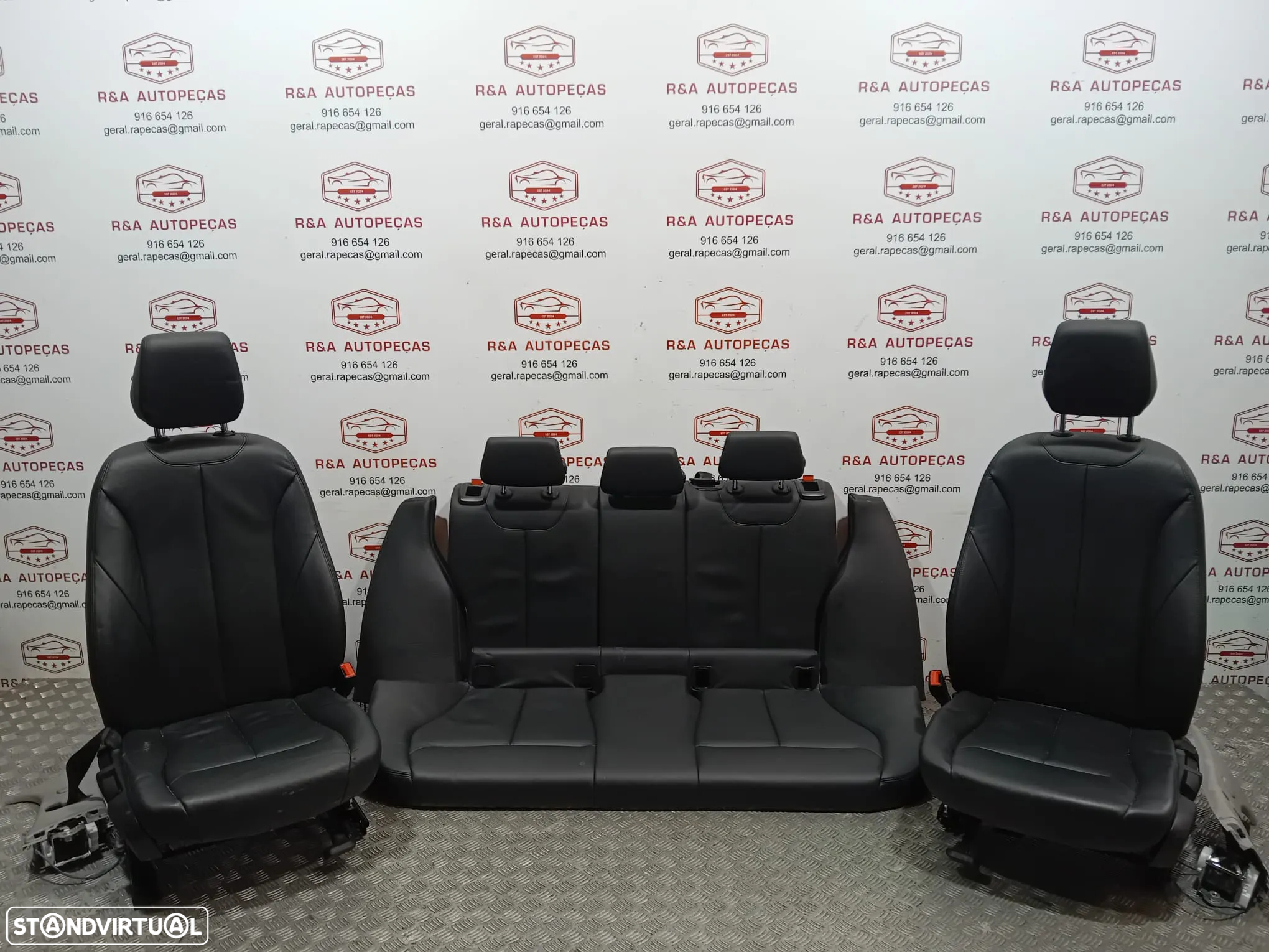 Conjunto de Bancos BMW Serie 1 F20 em Pele - 12
