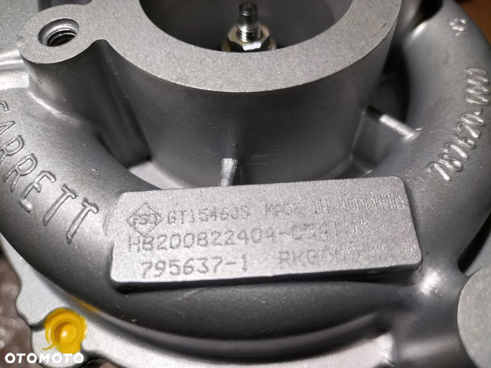 Turbina TURBOSPRĘŻARKA TRAFIC II Autobus (JL) 2.0 dCi 90 (M9R 630 M9R 780 M9R 782 M9R 786) 1995ccm 90KM/66kW 2006/08- 795637 OE - 8201054152 795637 OE - 8201054152