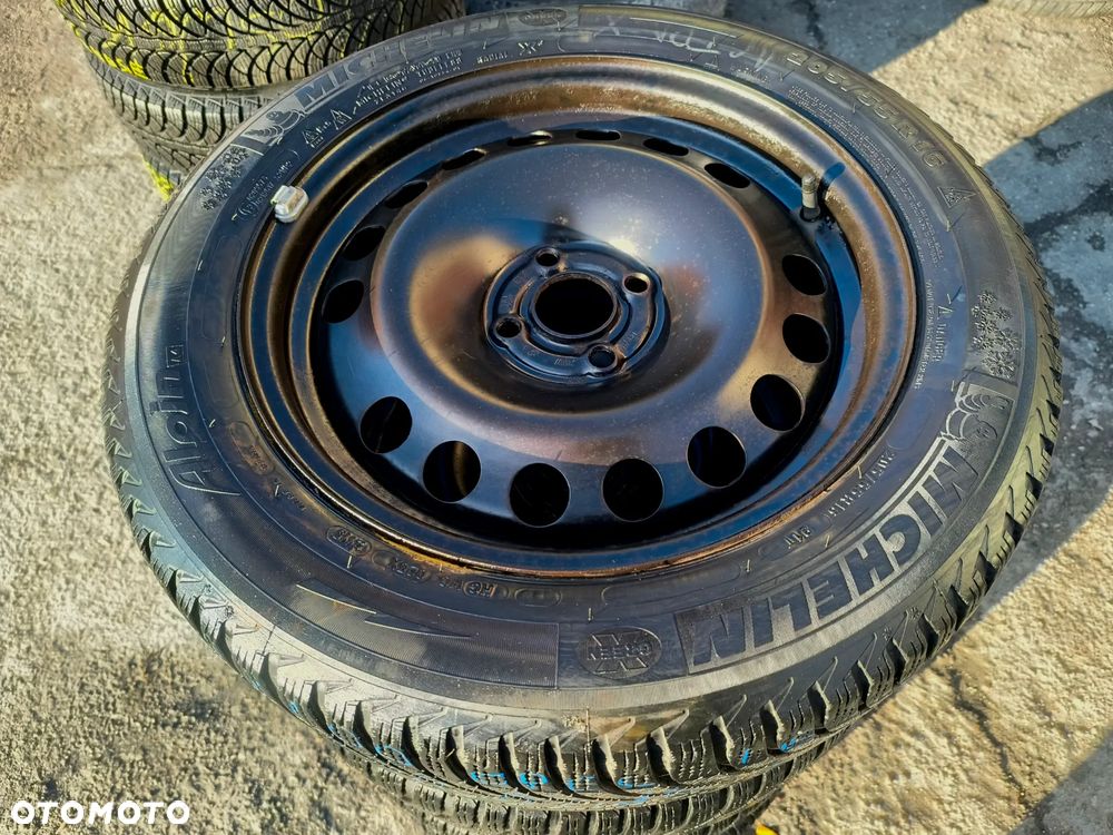 4x100 Felgi Stal Stalowe 16 Koła zimowe zima OPEL MERIVA A ASTRA G H VECTRA B OPEL ADAM CORSA E D FIAT GRANDE PUNTO 5mm Legnica ALU-RAD 205/55 - 1