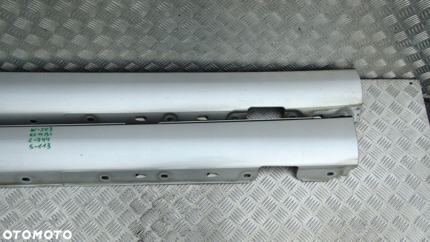 LISTWA PROGOWA PRAWA LEWA Mercedes A203 W203 C-Klassa KOMBI LAKIER C744 - 3