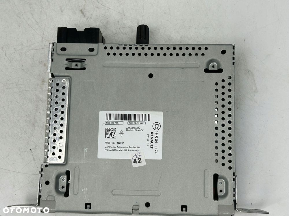 radioodtwarzacz stacja multimedialna renault zoe 281153870r - 2