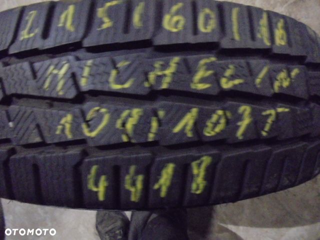 OPONA POJEDYNKA  215/60R16C Michelin Agilis Alpin DOT 4418 9MM - 1