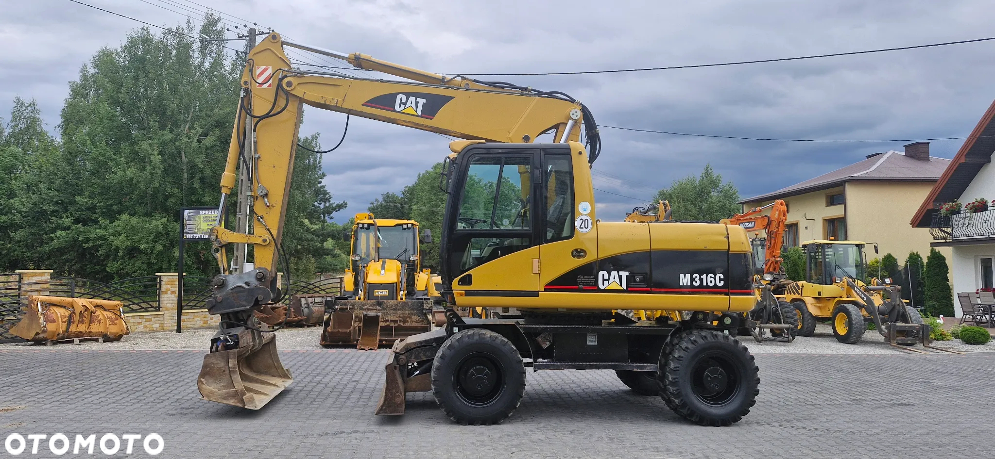 Caterpillar M316C/ Verachterr/ Klima/ - 5