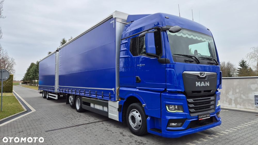 MAN MAN///TGX///26.470///2021///ZESTAW/// TANDEM///PRZEJAZDOWY///7.70+7.70/// LEDY///KLIMATYZACJA POSTOJOWA/// DACH PODNOSZONY/// - 2